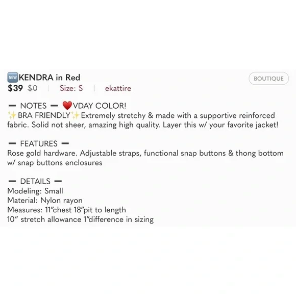 ekAttire | Kendra in Red - Picture 7 of 11